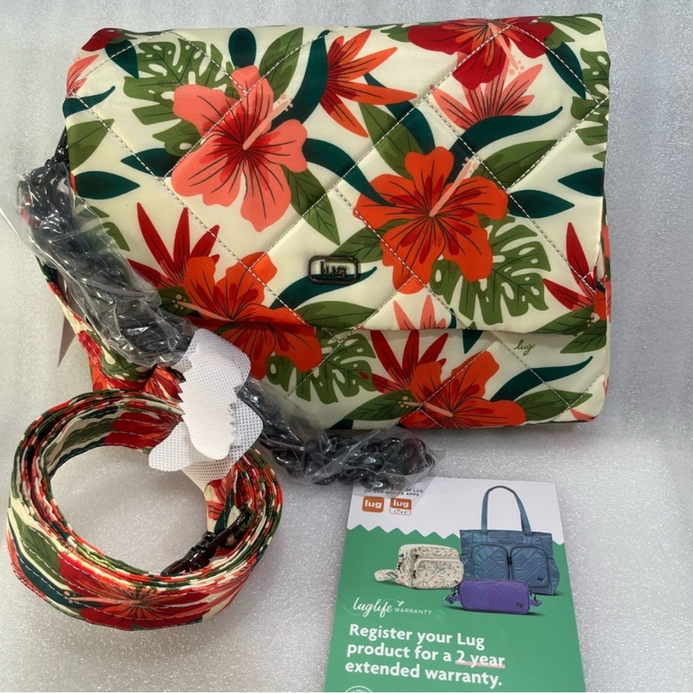 NWT LUG Fall Box Plie Crossbody Bag
